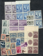 Lot Of Good Stamps, Almost All With Stain Spots On Gum, Catalog Value Over US$750, Good Opportunity At LOW START! - Lots & Serien