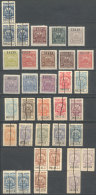 Province Of CÓRDOBA: Interesting Lot Of Old Revenue Stamps, Including High Values, VF Quality! - Sonstige & Ohne Zuordnung