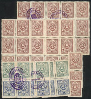 TRES ARROYOS (province Of Buenos Aires): Interesting Lot Of Revenue Stamps Of 1917, VF Quality! - Sonstige & Ohne Zuordnung