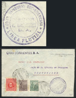 Cover Sent From Buenos Aires To Montevideo On 16/OC/1915 With Argentine Postage Of 5c. (2c.+3c. Plowman) And... - Sonstige & Ohne Zuordnung