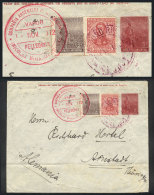 5c. Plowman Stationery Envelope + 2c. Plowman + 5c. San Martín In Ovalo (total Postage 12c.), Sent From... - Other & Unclassified