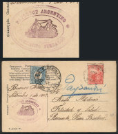 Postcard Sent From Buenos Aires To Paysandú On 1/SE/1907, Franked With 5c. Seated Liberty (datestamp Of... - Other & Unclassified