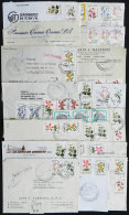 17 Covers Used In 1983 With Fantastic INFLATION Postages Of Stamps From The Flowers Issue, Very Varied And... - Other & Unclassified