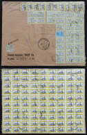 Spectacular INFLA POSTAGE And LARGEST AMOUNT ON COVER: Express Registered Cover Sent From Chazón... - Other & Unclassified