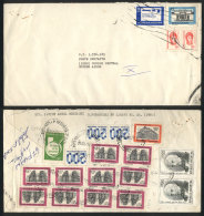 SPECTACULAR INFLATION POSTAGE: Cover Sent From Zárate To Poste Restante (Correo Central, Buenos Aires), With... - Other & Unclassified