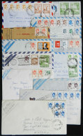 Lot Of 45 Covers Used Almost All In 1970s, With Nice Postages And Combinations, Interesting! - Sonstige & Ohne Zuordnung