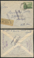 FLOODS OF 1958: Express Cover Sent From Buenos Aires To Concordia On 9/JUN/1959. On Reverse It Bears 3 Inscriptions... - Other & Unclassified