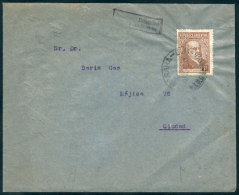 Cover Franked With Sarmiento 1c. (GJ.737) ALONE, Used Locally In Paraná On 20/JA/1942 As Printed Matter... - Andere & Zonder Classificatie
