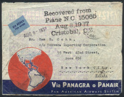 PLANE WRECK: Airmail Cover Sent By PANAGRA From Buenos Aires To New York, With The Mark: "Recovered From Plane N.C.... - Other & Unclassified