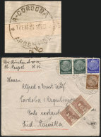 Cover Sent From Germany To Córdoba (Poste Restante) On 26/DE/1935, Where The Service Was Paid With A Pair Of... - Andere & Zonder Classificatie