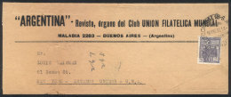 Wrapper For A Magazine Sent To USA On 16/JA/1931, With Postage For Printed Matter Of  ½c. Revolution Of 1930... - Other & Unclassified