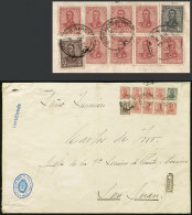 Envelope Of The General Administration Of Bridges And Roads, Sent By Registered Mail From Buenos Aires To San Juan... - Other & Unclassified