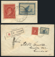 Registered Cover "Sin Retorno" Used In Buenos Aires On 12/OC/1892, Franked With GJ.135 (12c. Discovery Of America)... - Andere & Zonder Classificatie