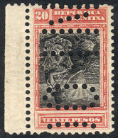 GJ.238CI, 1899 20P. Liberty With CENTER INVERTED, With Full Original Gum (tiny Hinge Mark) And Sheet Margin,... - Other & Unclassified