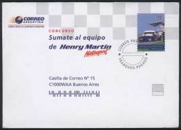 GJ.31 PS Envelope, Precancelled To Be Used In A Contest "Sumate Al Equipo De Henry Martin Motorsport", VF, Scarce! - Ganzsachen