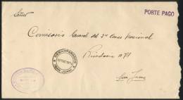 Official Envelope Of The "3rd General Census Of Argentina" Sent Stampless From DESAMPARADOS To San Juan On... - Service