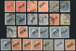 GJ.13 + Other Values, Lot Of Stamps Of The Issue "Little Envelope", Some With Varieties, Fine General Quality! - Officials