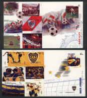 Booklets GJ.2996 + 3003, River And Boca Football Clubs, VF Quality, Catalog Value US$80. - Otros & Sin Clasificación