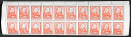 GJ.1301, Block Of 20 With Variety: "spots On The Right Eye And Beard", MNH, VF Quality! - Autres & Non Classés