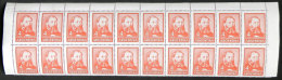 GJ.1301, Block Of 20 With Variety: "spots On The Right Eye And Beard", MNH, VF Quality! - Other & Unclassified