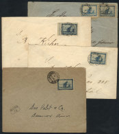 GJ.135/6, 3 Covers + 1 Front, All Used On First Days Of Issue, Very Nice! - Otros & Sin Clasificación