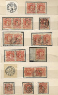 GJ.38, SELECTION OF CANCELS OF BUENOS AIRES: Interesting Lot Of 31 Stamps + 12 Pairs + 1 Strip Of 3 With Good... - Andere & Zonder Classificatie