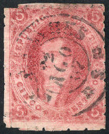 GJ.33c, 7th Printing Perforated, With Very Notable Lacroix Freres Watermark, Nice Example Used In Buenos Aires,... - Used Stamps