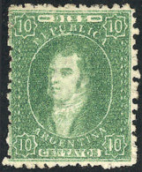 GJ.23, 10c. Green, Dull Impression, Mint, VF Quality! - Neufs