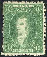 GJ.23, 10c. Green, Dull Impression, Mint, VF Quality! - Unused Stamps