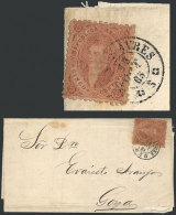 GJ.20j, 3rd Printing, MULATTO Variety, Franking An Entire Letter Sent From Buenos Aires To Goya On 18/OC/1865, VF! - Briefe U. Dokumente