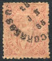 GJ.20d, 3rd Printing, With Diagonally DIRTY PLATE Variety (very Notable), And Datestamp With ERROR In Date: "J N"... - Oblitérés