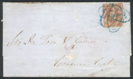 GJ.20, 3rd Printing, Franking A Folded Cover To Curuzú Cuatiá, With THREE Strikes Of CONCORDIA... - Gebraucht