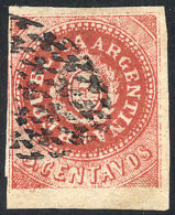 GJ.15b, Narrow C With VARIETY: "bottom Frame Line Omitted", Nice Red Color, VF Quality! - Gebruikt