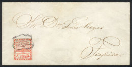 GJ.1, Franking A Cover To Tupiza, Cancelled SALTA-FRANCA With Laurel Branches (+60%), Excellent Quality, Catalog... - Oblitérés