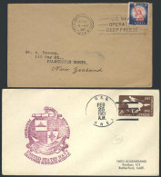 2 Covers With Marks Of 1957 And 1961, VF Quality! - Poststempel
