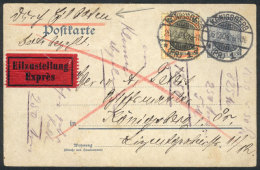 Postal Card Posted By Express Mail In Königsberg On 26/DE/1904 And Returned To Sender, VF And Interesting! - Brieven En Documenten