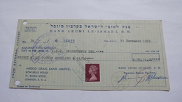 Israel-bank Leumi Le Israrl Limited-(11.11.1969)-(number Cheek-16422) - Israel