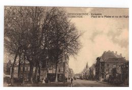 10  Dendermonde  Kerkplein Place De La Plaine Et Rue De L'Eglise - Dendermonde