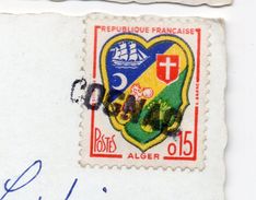 1963--Belle Griffe Linéaire Ou Horizontale " COGNAC "  Sur Carte Postale De Paris  Arc De Triomphe Du Carrousel----- - Manual Postmarks