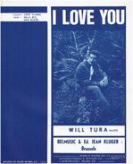 Will Tura  - I Love You - Vocals