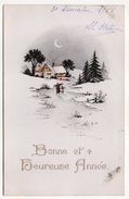 1918--fantaisie--Bonne Année --Paysage De Neige Animée-- N° 2223 - Nouvel An