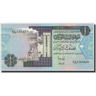 Billet, Libya, 1/2 Dinar, Undated, KM:58c, NEUF - Libya