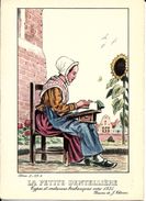 Types Et Costumes Brabançons Vers 1835, Dessins De James Thiriar : La Petite Dentellière. CPSM. - Lots, Séries, Collections