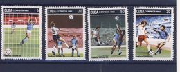 CUBA 1982  FOOTBALL  YVERT N°2386/89 NEUF MNH** - Neufs