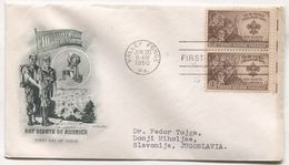 SCOUTING BOY SCOUTS / AMERICA, FDC COVER 1950. VALLEY FORGE - Oblitérés