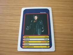 Undertaker WWE WWF Smackdown Smack Down Wrestling Stars Greece Greek Trading Card - Trading Cards