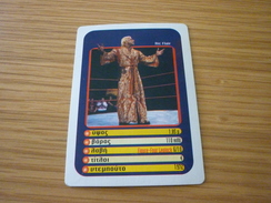 Ric Flair WWE WWF Smackdown Smack Down Wrestling Stars Greece Greek Trading Card - Trading Cards