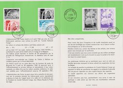 Feuillet Poste FDC 1147 à 1149 Pont Aérien Au Profit Du Comité National Congo Avion Aviation - 1951-1960