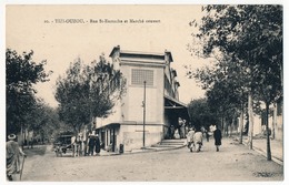 CPA - TIZI-OUZOU (Algérie) - Rue St-Eustache Et Marché Couvert - Tizi Ouzou