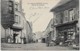 CPA Loire Département 42 Circulé La Pagaudière Pacaudière Commerces - La Pacaudiere